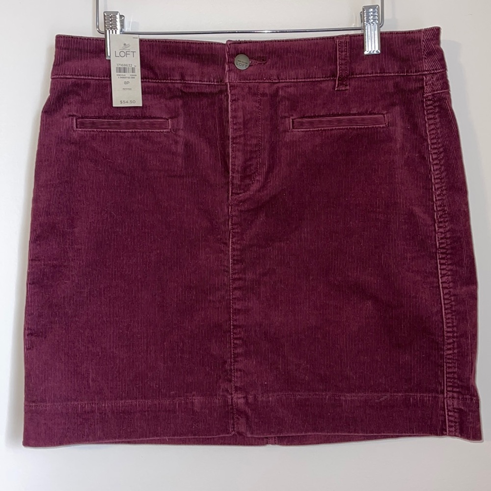 Ann Taylor Loft corduroy skirt size 8